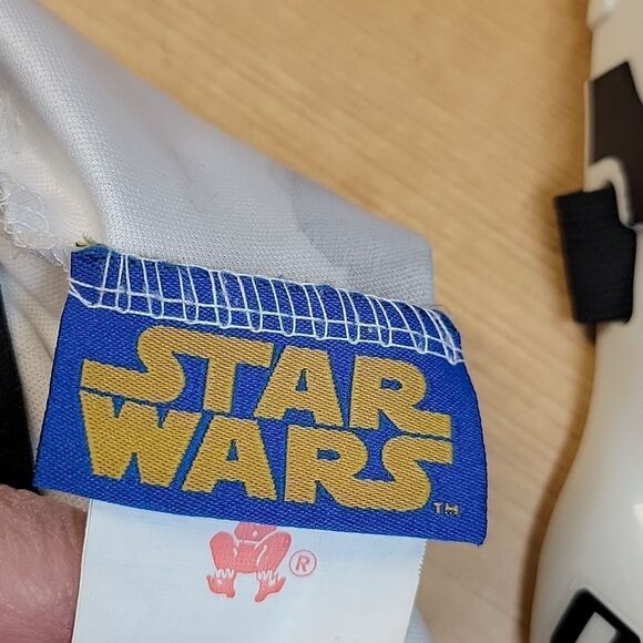 Star Wars Storm Trooper Child Halloween/Cosplay Costume Jumpsuit One Size Rubies - Picture 9 of 10